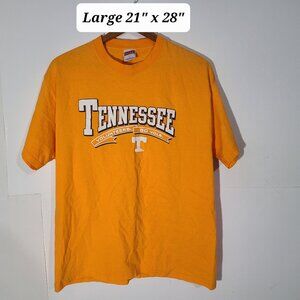 Vintage Y2K Tennessee Volunteers Orange Large T-Shirt